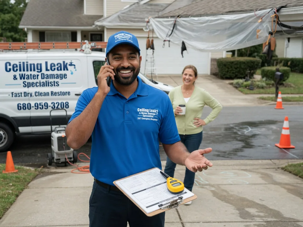 Ceiling Leak Cleanup Sanbornville, NH FAQs